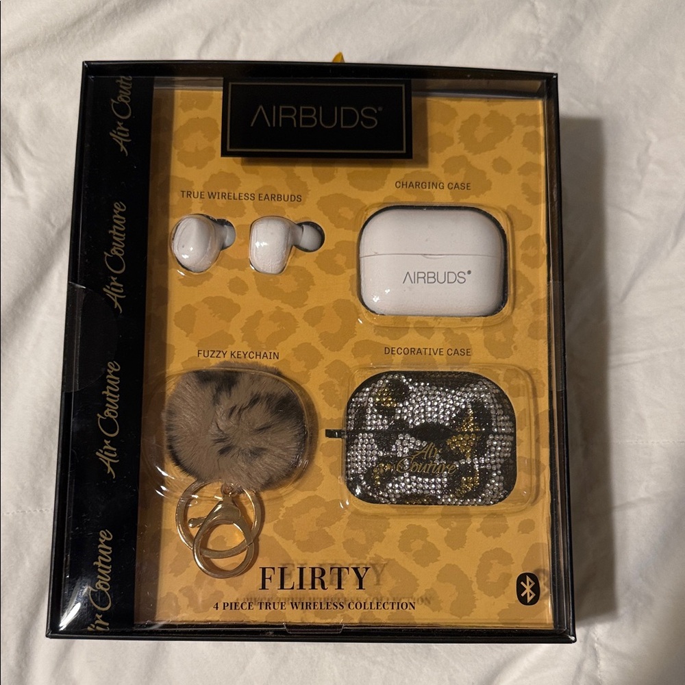 True Wireless Earbuds with Charging Case - White